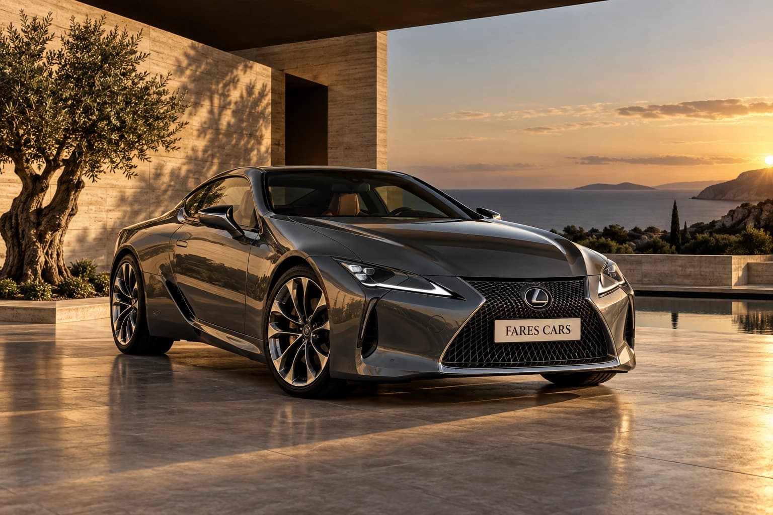Lexus LC — campaign illustration